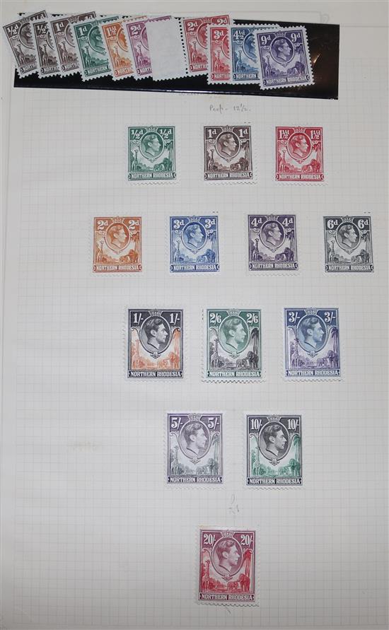 A QV to QEII mint and used collection of British Africa stamps in a stockbook